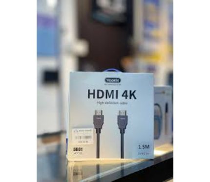 Chargers + Cables Yookie DB01_ HDMI to HDMI 4k Cable BLACK